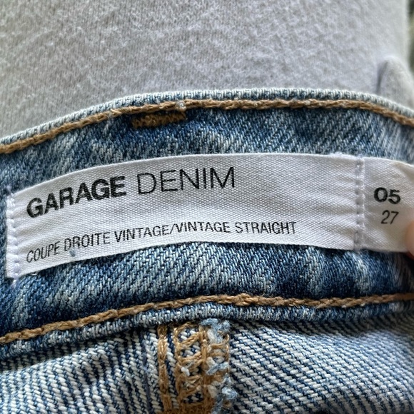 Garage Denim Jeans Vintage Straight - Picture 3 of 3